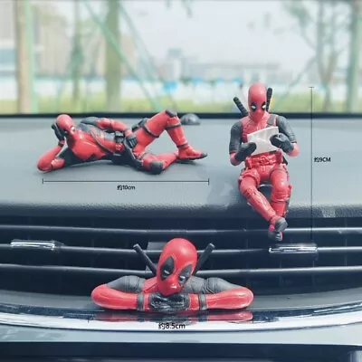 £5.51 • Buy Sitting Mini Deadpool Action Figure Toy Topper/Car Interior Decoration No Box