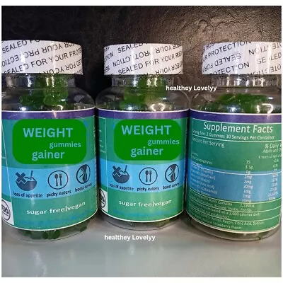Weight Gainer Eat More Appetite Stimulant Curves Butt Breast Hips 60 Gummies • $26.99