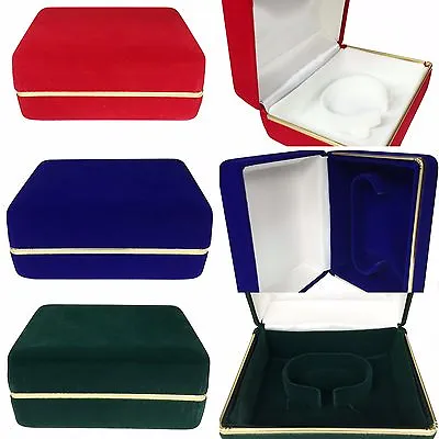 NEW Quality Velvet Watch Bracelet Bangle Jewelry Presentation Box Storage Case • $9.23