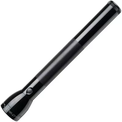 Mag-Lite Flashlight 4D LED Black Aluminum Construction 15  Length Made In USA • $47.99