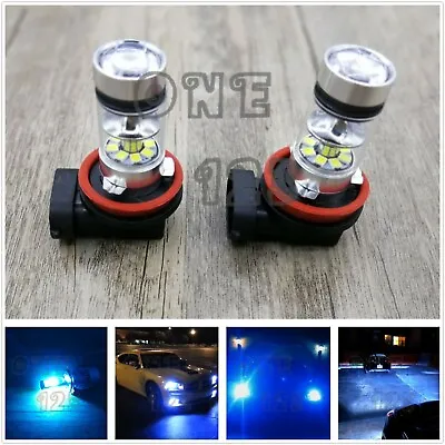 H11 H8 H16 LED Fog Lights Conversion Bulb Kit Premium 100W 8000LM 8000k Ice Blue • $15.99