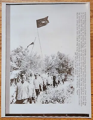 Viet Cong Children Head To Political Rally Press Photo 1973 Vietnam War • $10.38