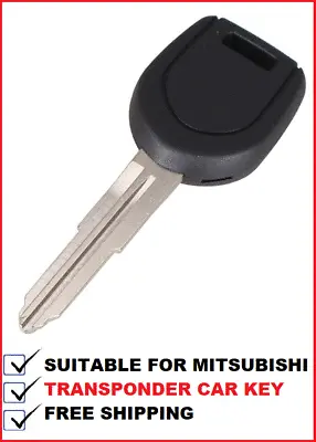 $22 • Buy  Suitable For MITSUBISHI 380 DB TRANSPONDER CAR KEY Blank 2005 - 2008 MIT11-46