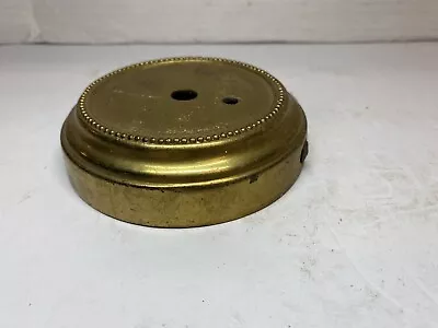 Vintage Brass Tone Metal Lamp Base • $24.95