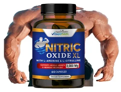  L Arginine Increase Muscle Strength Pump Boost Nitric Oxide Xtreme Xtreme Xl • $12.94