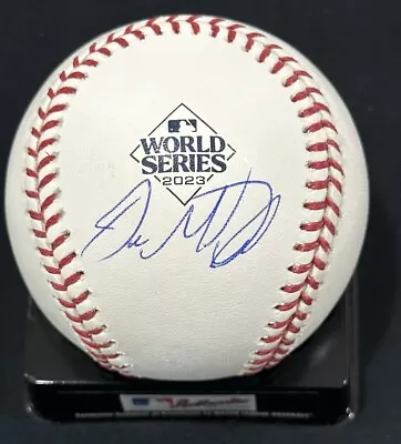 Jordan Montgomery Signed 2023 World Series Baseball Rangers Autographed BAS COA • $399.99