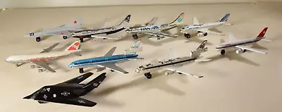 Lot Matchbox Vtg Jet Diecast Air Plane Mixed Boeing Twa Klm Swiss British Etc 9 • $20.70