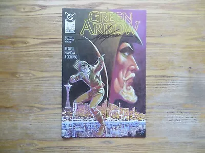 1988 Vintage Dc Comics Green Arrow # 1 Signed Mike Grell  With Poa • $34.99