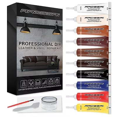 Vinyl And Leather Repair Kit For Couches | P Leather Leather Repair Paint Gel • $21.84