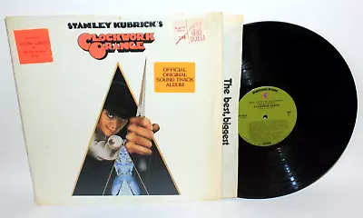 Stanley Kubrick's CLOCKWORK ORANGE Official Original Soundtrack LP SHRINK 1972 • $9.99