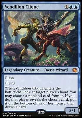 MTG Magic The Gathering Vendilion Clique (67/265) Modern Masters 2015 LP • $4.95