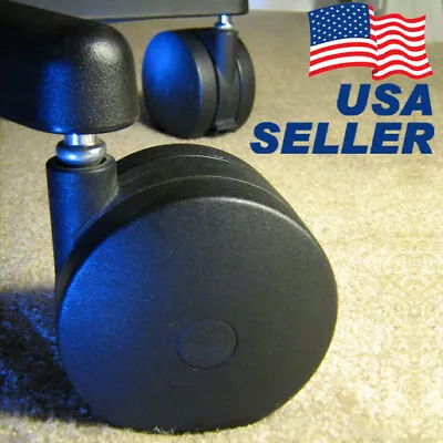 Miracle Caster Set Of 5 Big Chair Casters 4 Inch Castor Castors Large  Wheels  • $54.95