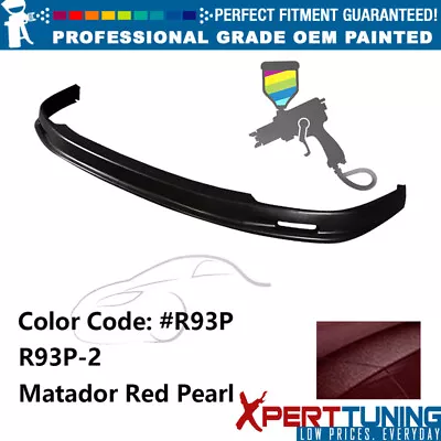 Fits 94-97 Acura Integra Mugen Style Front Bumper Lip PP #R93P Matador Red Pearl • $239.99