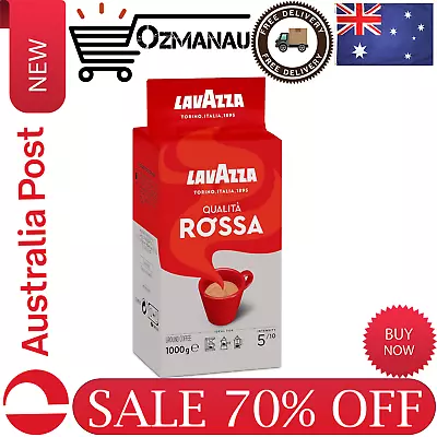 (New) Lavazza Qualitá Rossa Ground Coffee 1Kg | Free Shipping | AU • $36.99