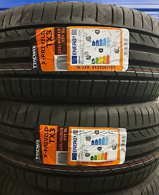 2x New Rotalla/tracmax Ru01 225/40 Zr19 Xl 93y Uhp 225 40 19 2254019 C+b 69db • $234.29