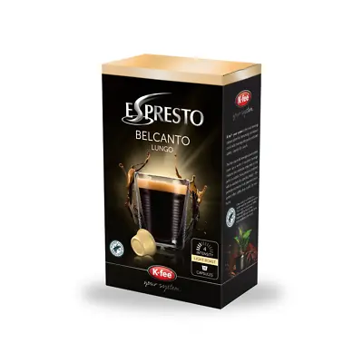 K-fee Espresto Coffee Tea Chocolate & Chai Pods | Inner 16 Pods | Case 96 Pods • £12.95