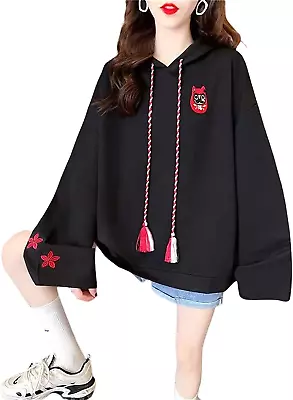 Mfacl Cute Hoodies Sweatshirt Women Clothes Kawaii Hoodie Japanese Cute Fox E... • $42.68