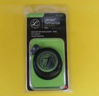 #40011 3M LITTMANN Stethoscope Spare Parts Kit Master Cardiology - Black • $87.95