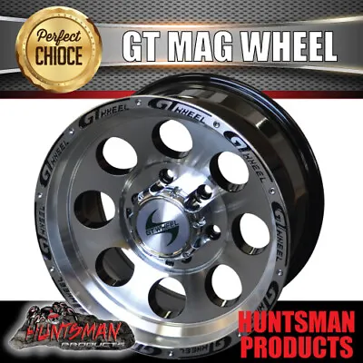 15X8 -20 Offset GT Alloy Mag Wheel 4X4 4WD 6/139.7 Pcd Suits Patrol Landcruiser • $176