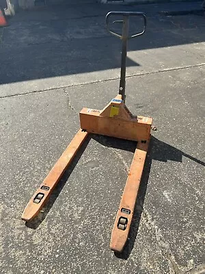 Mighty Lift 1000kg/2200 Lb Orange 4-Way Low Profile Wide Pallet Jack-NO SHIPPING • $350