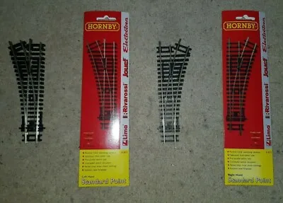 OO Gauge Hornby R8072 Left / R8073 Right Hand Nickel Silver Points Track Turnout • £12.50