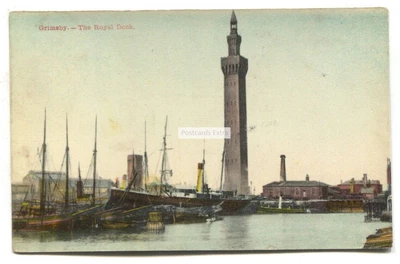 £0.99 • Buy Grimsby - The Royal Dock - Old Lincolnshire Postcard