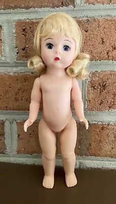 Madame Alexander 8  Nude Doll To Dress Blonde Curly Hair Blue Eyes • $9.95