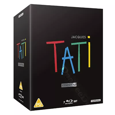 Jacques Tati Collection NEW Classic Blu-Ray 7-Disc Set Guy Decomble France • $122.99