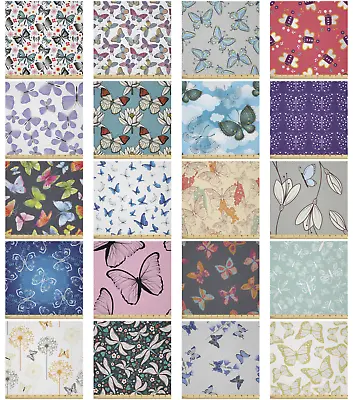 Ambesonne Butterfly Art Microfiber Fabric By The Yard For Arts And Crafts • $65.99