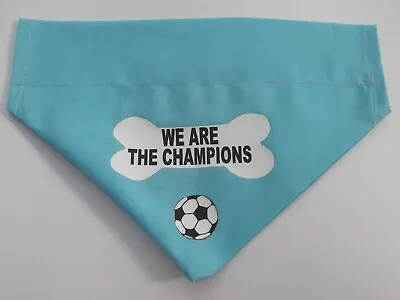 Manchester City Football Themed Man City Blue Dog Bandana ~slide On Collar • £6