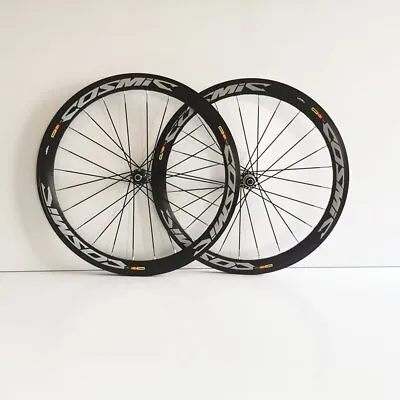 $323.08 • Buy 700C Cosmic Elite Road Bike V Disc Brake Wheels Rims Bicycle 50mm Alloy Wheelset
