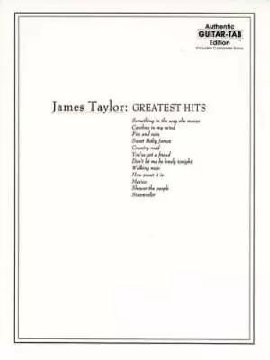 James Taylor: Greatest Hits- Complete Solos Authentic Guitar • $7.03