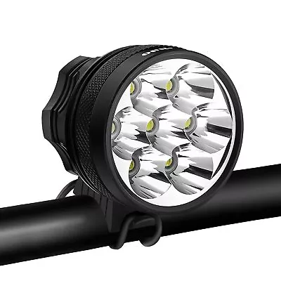 Bike Light Waterproof Bicycle Headlight Super Bright 10500 Lumen 7 LED Bike... • $49.77