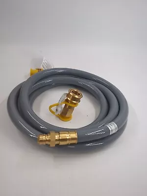 15FT 3/4  ID Natural Gas Hose W/ Brass Quick Connect Fitting Outdoor Use 1/2 PSI • $85