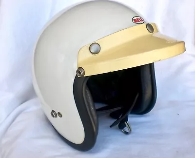 Vtg Bell 500 Tx Motorcycle Helmet Racing 1968 Sz 7 Buco Mchal Simpson Visor Auto • $999.99