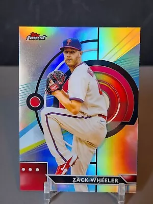 2023 Topps Finest Zach Wheeler Refractor #35 Philadelphia Phillies • $1.99