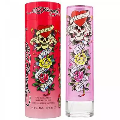 Ed Hardy 100ml Edp Spray For Her - New & Boxed - Free P&p - Uk • £30.15