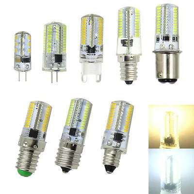 G4/G9/E11/E12/E14/E17/BA15D 24/80 3014 SMD LED Light Bulb Dimmable Silicone Lamp • $1.69