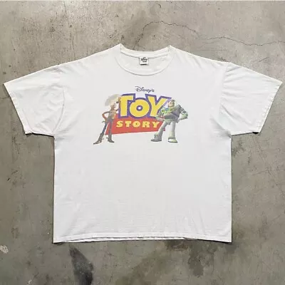 Vintage Toy Story Disney Store T Shirt 1995 90s Rare XXL Rare Size • $199
