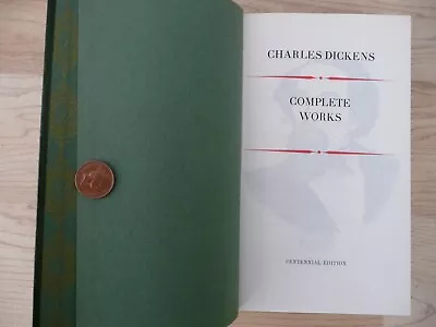 Heron CHARLES DICKENS Life Of NICHOLAS NICKLEBY Volume II Centennial Edition 2 • £4.90