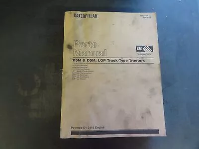 Caterpillar CAT D5M & D5M LGP Track Type Tractors Parts Manual  SEBP2498-05 • $50