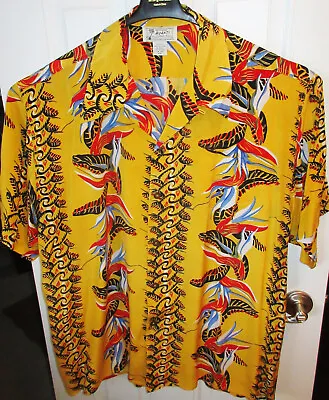 Nwot Rare Collectible Wearable Art Avanti Of Hawaii Tropical  Xxl 100% Silk • $118