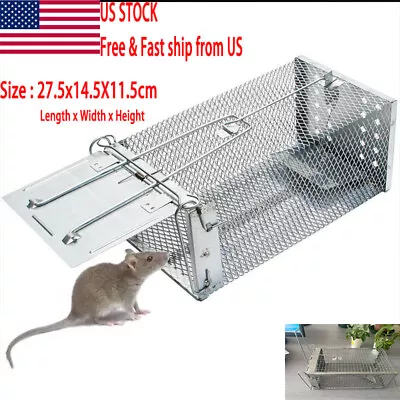 USA Mouse Trap Rat Trap Rodent Trap Live Catch Cage Easy To Set Up And Reuse • $12.34