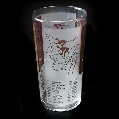 GL6 1958 Official Gold Bar Kentucky Derby Mint-Julep Glass Churchill Downs EX! • $84.99