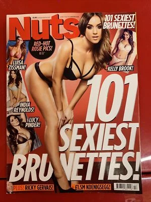 £8.95 • Buy ‘Nuts’ Mag 28-3 Apr 2014. ‘101 SEXIEST BRUNETTES’ LUCY PINDER, ROSIE JONES ETC