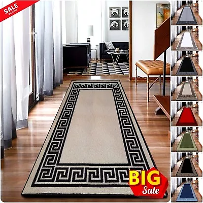 Long Hallway Runner Rug Non Slip Bedroom Carpet Washable Rugs Kitchen Floor Mats • £60.89