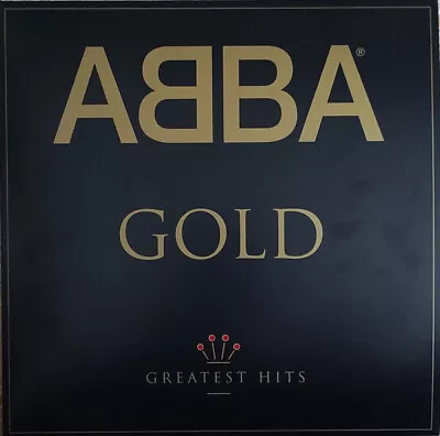 ABBA Gold Greatest Hits BLACK VINYL 2 LP NEW/SEALED • $49.99