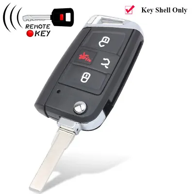 For 15-20 VW GTI Golf Flip Key Replacement Keyless Remote Fob Case Pad Blade  • $13.99