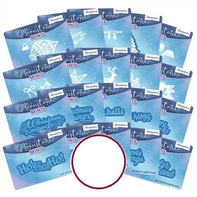 £3.99 • Buy Hunkydory Moonstone Minis Christmas Cutting Dies Sentiments, Tree, Bauble, Star 