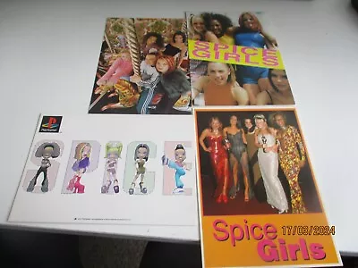 The Spice Girls Collection Of 4 Modern Postcards • £2.50